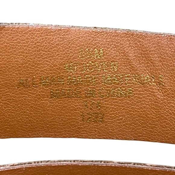 Marc Fisher Women’s Brown Leather Espadrille Joven Wedge Sandals Sz 8.5 - New - Picture 7 of 9